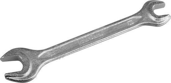 Фотография Ключ рожковый СИБИН, оцинкованный, 13х17мм 27012-13-17