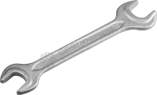 Фотография Ключ рожковый СИБИН, оцинкованный, 19х22мм 27012-19-22