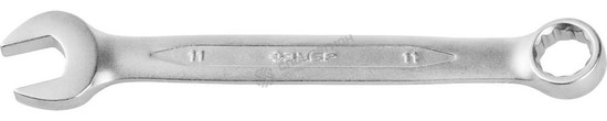 Фотография Ключ ЗУБР "ПРОФИ" гаечный комбинированный, Cr-V сталь, хромированный, 11мм 27022-11