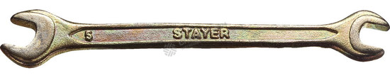 Фотография Ключ STAYER "MASTER" гаечный рожковый, 6х7мм 27038-06-07
