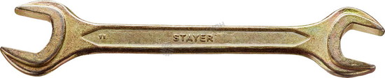 Фотография Ключ STAYER "MASTER" гаечный рожковый, 22х24мм 27038-22-24