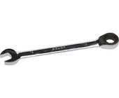 Ключ 27074-12 ЗУБР "ПРОФИ" гаечный комбинированный трещоточный, Cr-V сталь, хромированный, 12мм