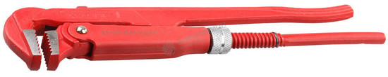 Фотография Ключ 27335-0 трубный рычажный ЗУБР, прямые губки, цельнокованный , №0, 3/4"
