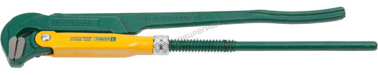 Фотография Ключ 2734-15_z01 KRAFTOOL трубный, тип "PANZER-L", прямые губки, Cr-V сталь, 1 1/2"/440мм