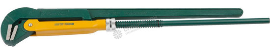 Фотография Ключ KRAFTOOL трубный, прямые губки, тип "PANZER - L", цельнокованный, Cr-V сталь, 4 "/745мм 2734-40