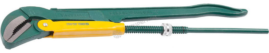 Фотография Ключ KRAFTOOL трубный, рычажный, тип "PANZER-V", изогнутые губки, цельнокованный, Cr-V сталь, 3"/670
