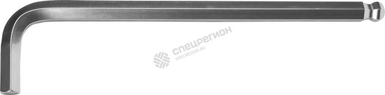 Фотография Ключ KRAFTOOL "INDUSTRIE" имбусовый, длинный c шариком, Cr-Mo, хромосатинированное покрытие, HEX 17 