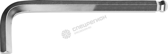 Фотография Ключ KRAFTOOL "INDUSTRIE" имбусовый, длинный, Cr-V, хромосатинированное покрытие, HEX 22 27437-22