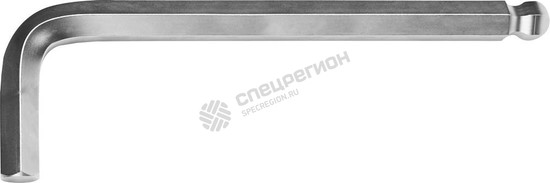 Фотография Ключ KRAFTOOL "INDUSTRIE" имбусовый, длинный, Cr-V, хромосатинированное покрытие, HEX 24 27437-24