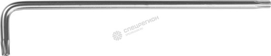 Фотография Ключ KRAFTOOL "INDUSTRIE" имбусовый, длинный, Cr-Mo, хромосатинированное покрытие, TX 15 27439-15