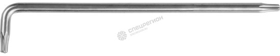 Фотография Ключ KRAFTOOL "INDUSTRIE" имбусовый, длинный, Cr-Mo, хромосатинированное покрытие, TX 8 27439-8