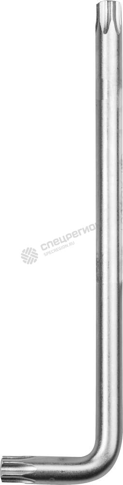 Фотография Ключ 27452-40 ЗУБР "ЭКСПЕРТ" имбусовый длинный, Cr-Mo, сатинированное покрытие, TORX 40