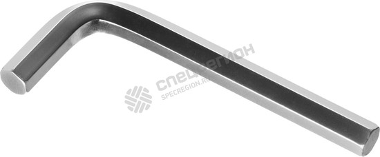 Фотография Ключ имбусовый ЗУБР "МАСТЕР", хромованадиевая сталь, хромированное покрытие, 10мм 27453-10