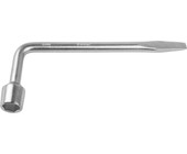 Ключ баллонный ЗУБР "МАСТЕР" L-образный, с монтажной лопаткой, 22мм 2753-22_z02