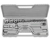 Набор 27585-H19 STAYER Автомобильный инструмент "STANDARD" хромированное покрытие, 19 предметов