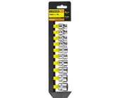 Набор STAYER "STANDARD": Торцовые головки (3/8") на пластиковом рельсе, 8-19мм, 10 предметов 27757-H