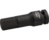 Торцовая головка KRAFTOOL "INDUSTRIE QUALITAT" ударная (1/2"), HEX, Cr-Mo, фосфатированная, H14 2795