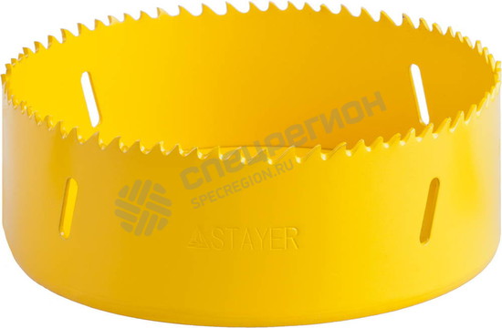 Фотография Коронка STAYER "PROFESSIONAL" Би-металлическая, универсальная, d=121мм 29547-121