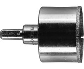 Сверло по керамике, кафелю Зубр 50 мм x 60 мм, с центрирующим сверлом и имбусовым ключом 29850-50