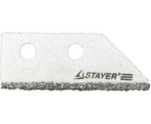 Лезвие STAYER "PROFI" сменное с карбидным напылением для скребка 33415, 2шт. 33415-S2