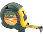 Рулетка Kraftool 34122-03-19_z02 "EXPERT" с нейлоновым покрытием, обрезин корпус, 3/19мм