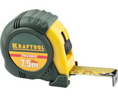 Рулетка Kraftool 34122-08_z02 "EXPERT" с нейлоновым покрытием, обрезин корпус, 7,5/25мм