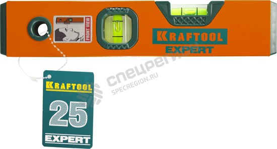 Фотография Уровень KRAFTOOL "EXPERT" "ProKRAFT" коробчатый, 2 ампулы, высокочувствит (0,35мм/м), работоспособ  