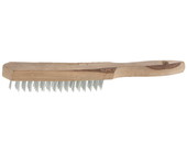 Щетка проволочная стальная Tebton 3503-6 с деревянной ручкой 6 рядов