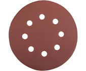 Круг 35452-125-320 шлифовальный универсальный STAYER на велкро основе, 8 отверстий, Р320, 125мм, 5шт